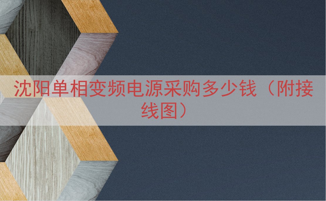 沈阳单相变频电源采购多少钱（附接线图）