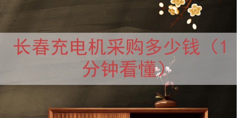 长春充电机采购多少钱（1 分钟看懂）